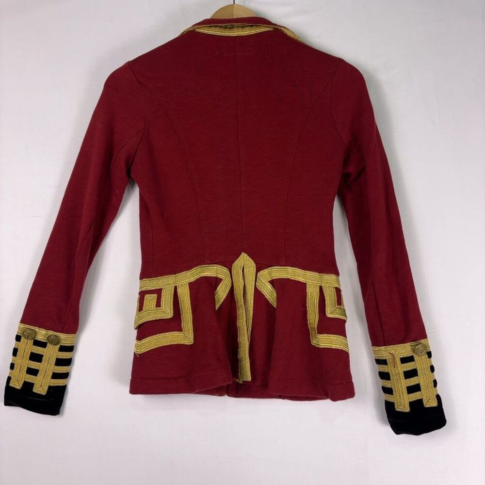 Denim & Supply Ralph Lauren Red Military Officer Jacket - Picture 7 of 8